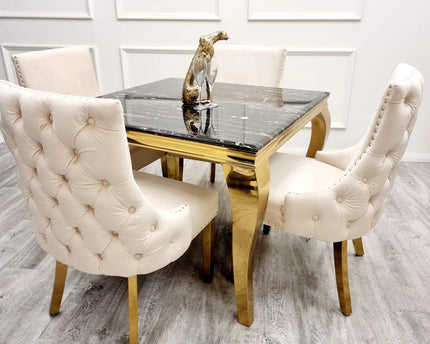 Kensington Dining Chair Gold Legs