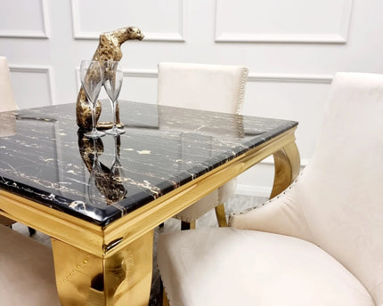 Kensington Dining Chair Gold Legs