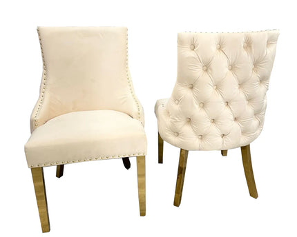 Kensington Dining Chair Gold Legs