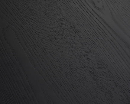 Louis Black Fluted Extending Dining Table