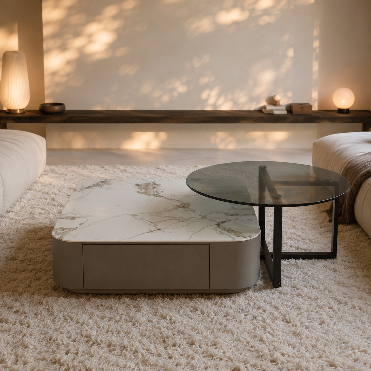 2 coffee table duo