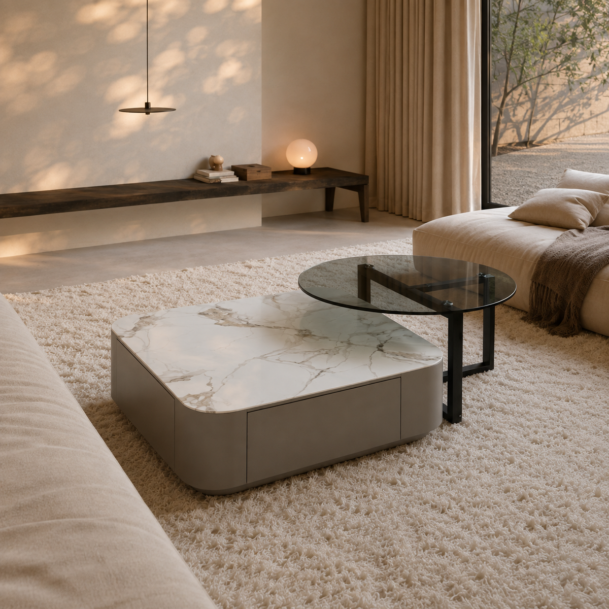 2 coffee table duo