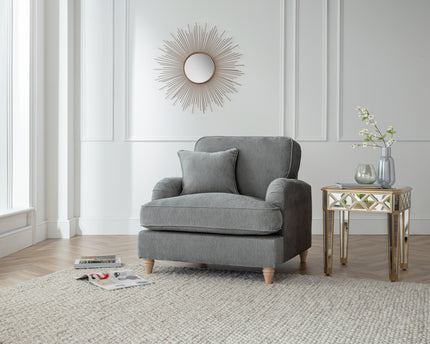 Model 01 – 01 Seater sofa – Teal Fabric Lounge Chair with Cushion | Modern Comfortable Accent Chair