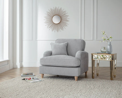 Model 01 – 01 Seater sofa – Teal Fabric Lounge Chair with Cushion | Modern Comfortable Accent Chair