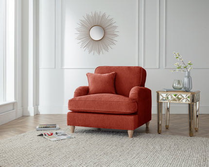 Model 01 – 01 Seater sofa – Teal Fabric Lounge Chair with Cushion | Modern Comfortable Accent Chair