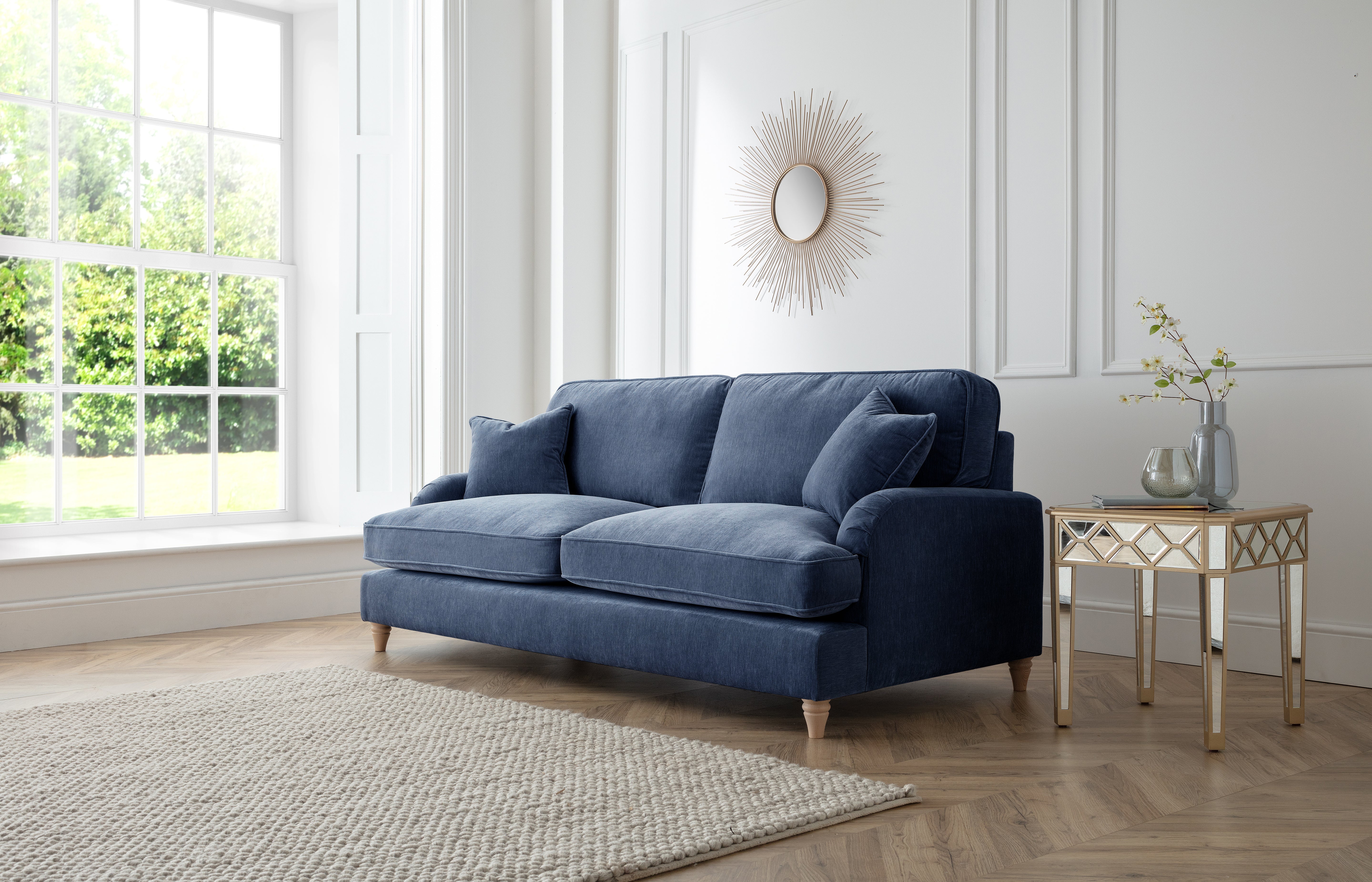Model 01 – 02 Seater sofa – Modern Sofa with Cushions – Stylish Upholstered Loveseat for Living Room