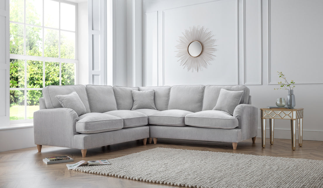 Model 01 – 4 Seater Sofa – Comfortable L-Shaped Sectional with Six Color Variations