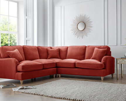 Model 01 – 4 Seater Sofa – Comfortable L-Shaped Sectional with Six Color Variations