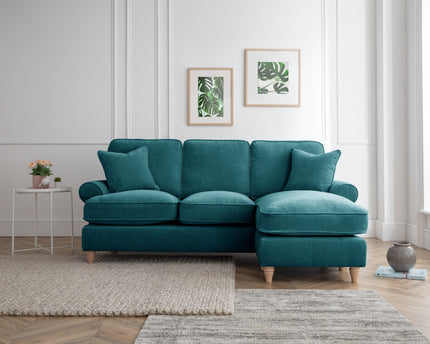 Model 02 3-Seater Sofa with Chaise – Elegant & Spacious Sectional Sofa with Six Color Variations