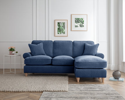 Model 02 3-Seater Sofa with Chaise – Elegant & Spacious Sectional Sofa with Six Color Variations