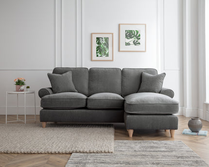 Model 02 3-Seater Sofa with Chaise – Elegant & Spacious Sectional Sofa with Six Color Variations