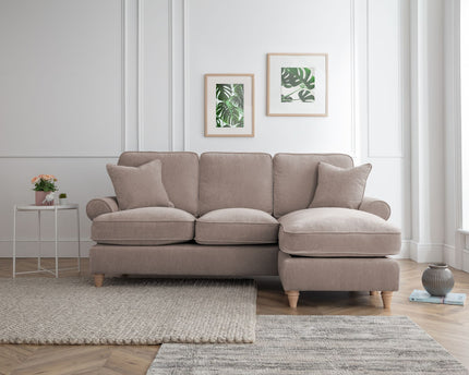 Model 02 3-Seater Sofa with Chaise – Elegant & Spacious Sectional Sofa with Six Color Variations
