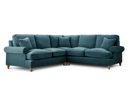 Model 02 4-Seater Sofa – Spacious L-Shaped Sectional with Six Color Variations