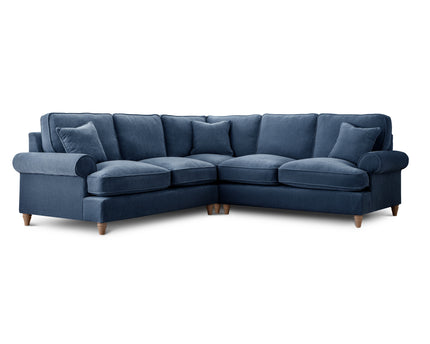 Model 02 4-Seater Sofa – Spacious L-Shaped Sectional with Six Color Variations