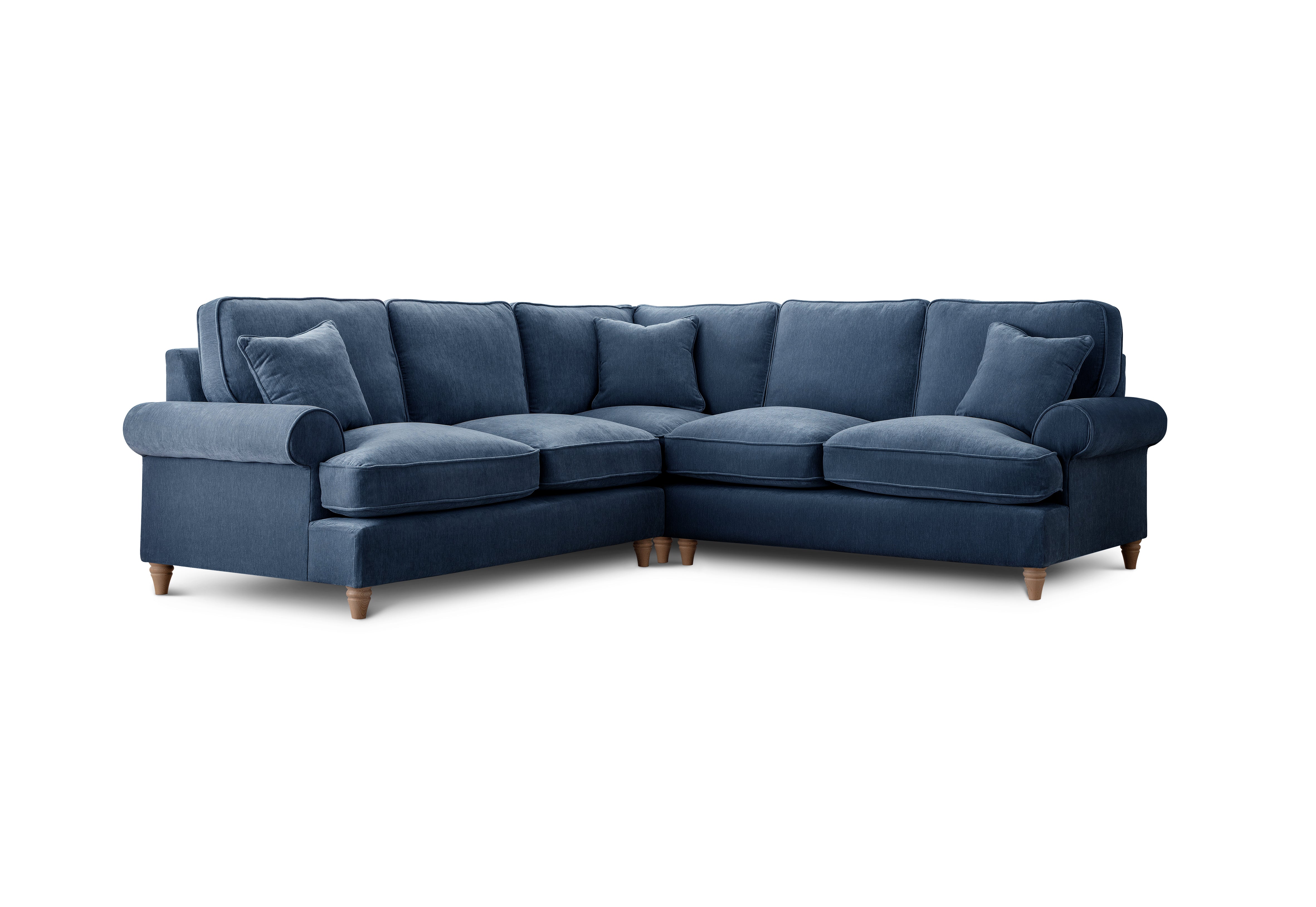 Model 02 4-Seater Sofa – Spacious L-Shaped Sectional with Six Color Variations