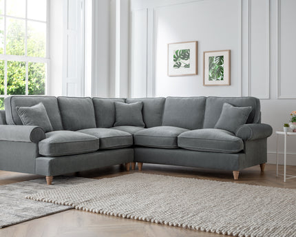 Model 02 4-Seater Sofa – Spacious L-Shaped Sectional with Six Color Variations