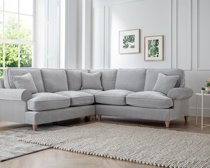 Model 02 4-Seater Sofa – Spacious L-Shaped Sectional with Six Color Variations