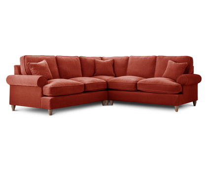 Model 02 4-Seater Sofa – Spacious L-Shaped Sectional with Six Color Variations