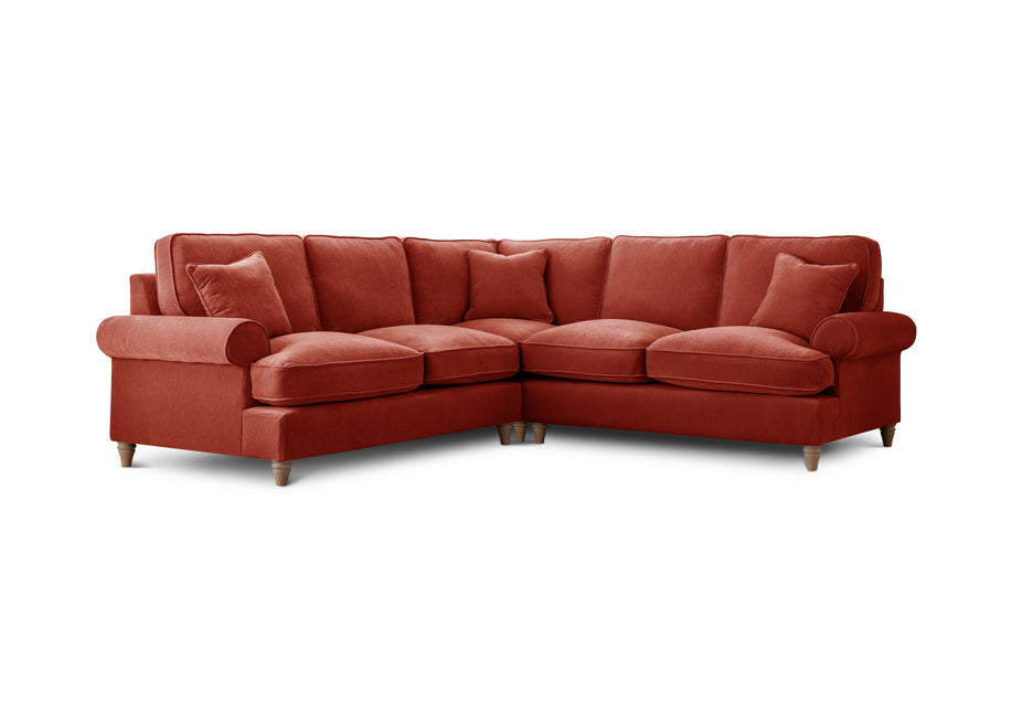 Model 02 4-Seater Sofa – Spacious L-Shaped Sectional with Six Color Variations