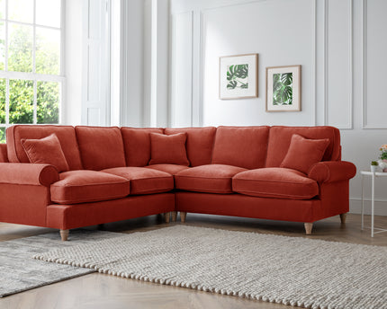Model 02 4-Seater Sofa – Spacious L-Shaped Sectional with Six Color Variations