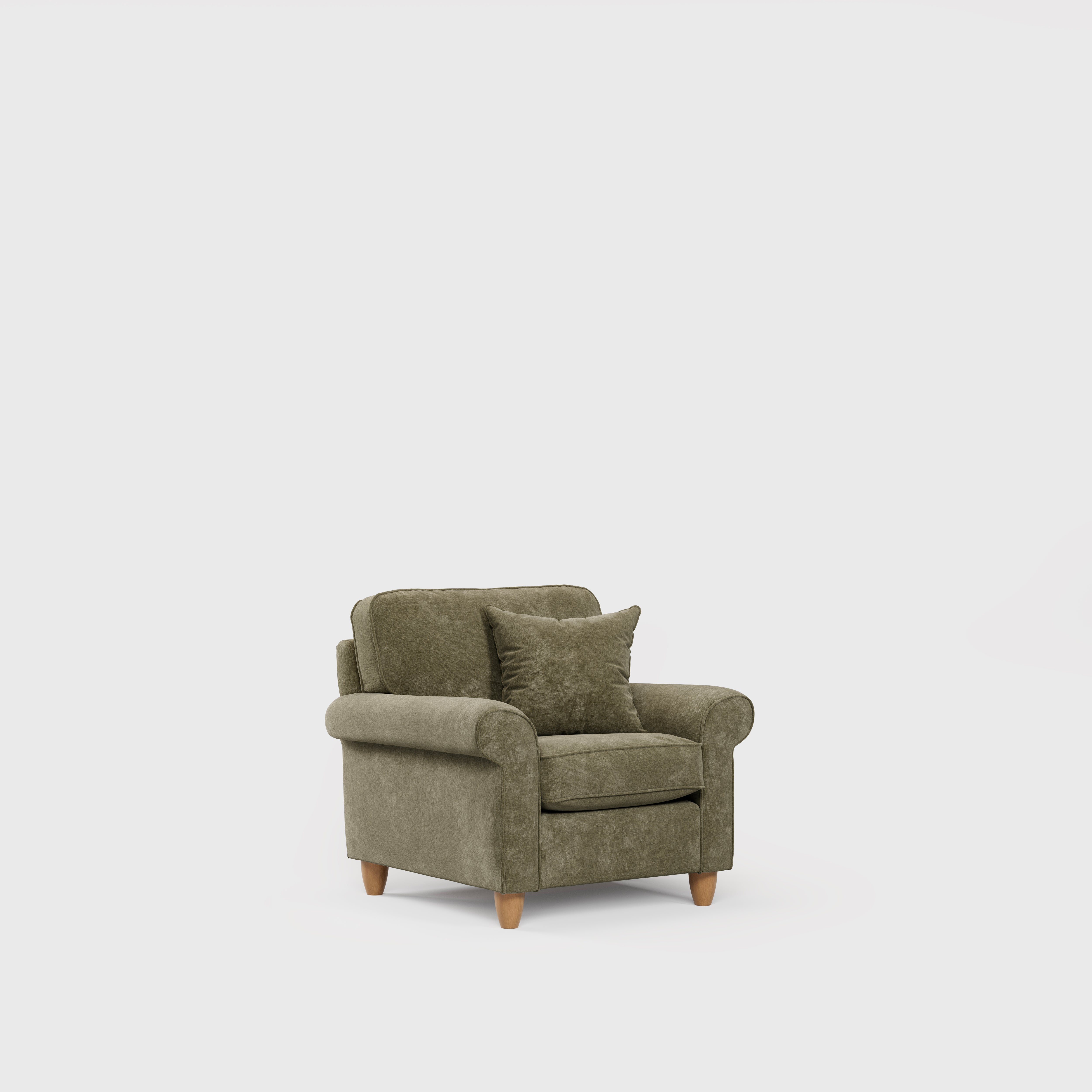 Model 33 1-Seater Sofa – Comfortable Single Chair with 8 Color Variations