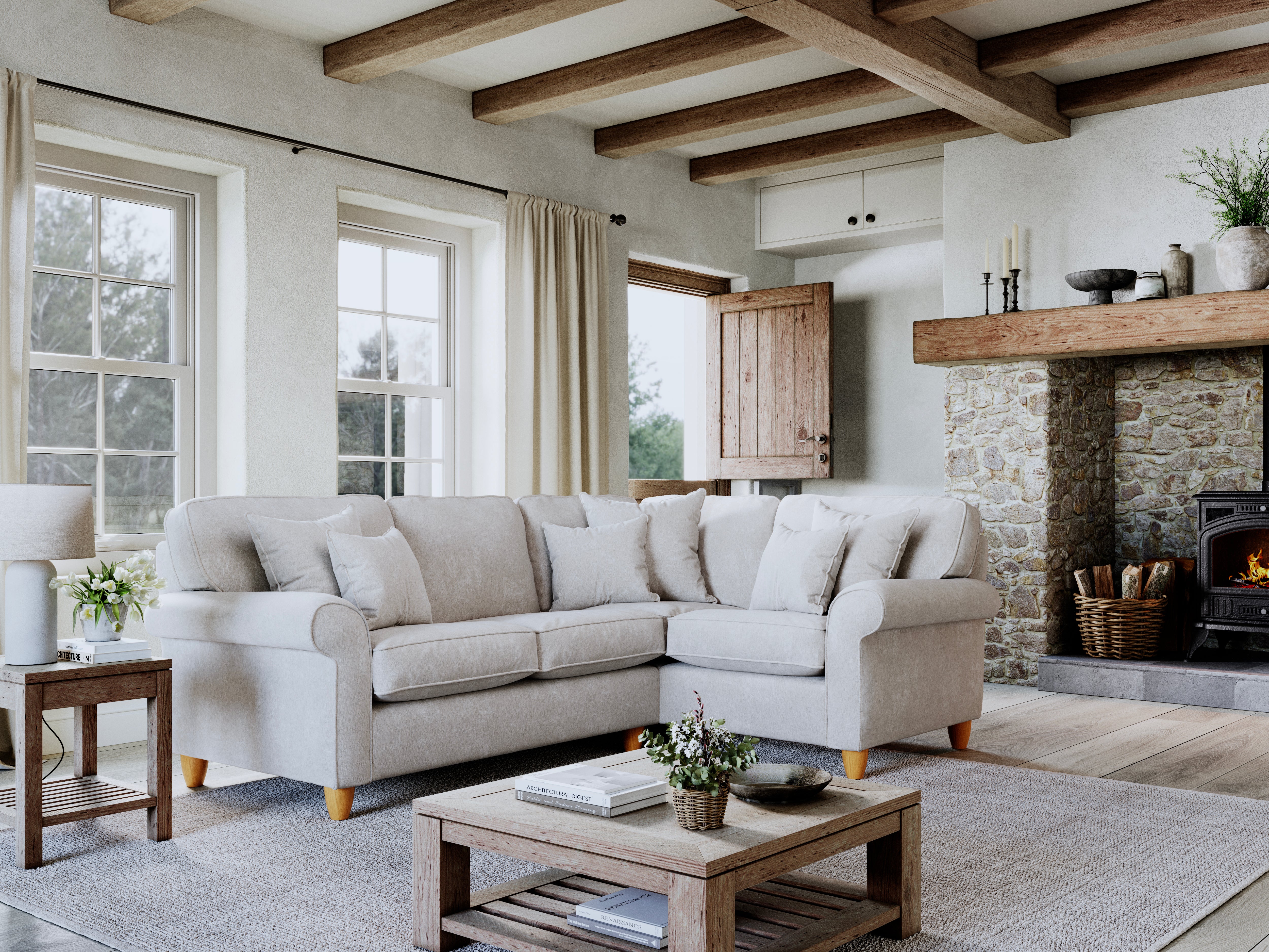 Model 33 - 3 Seater Sofa – Comfortable and Stylish Living Room Seating
