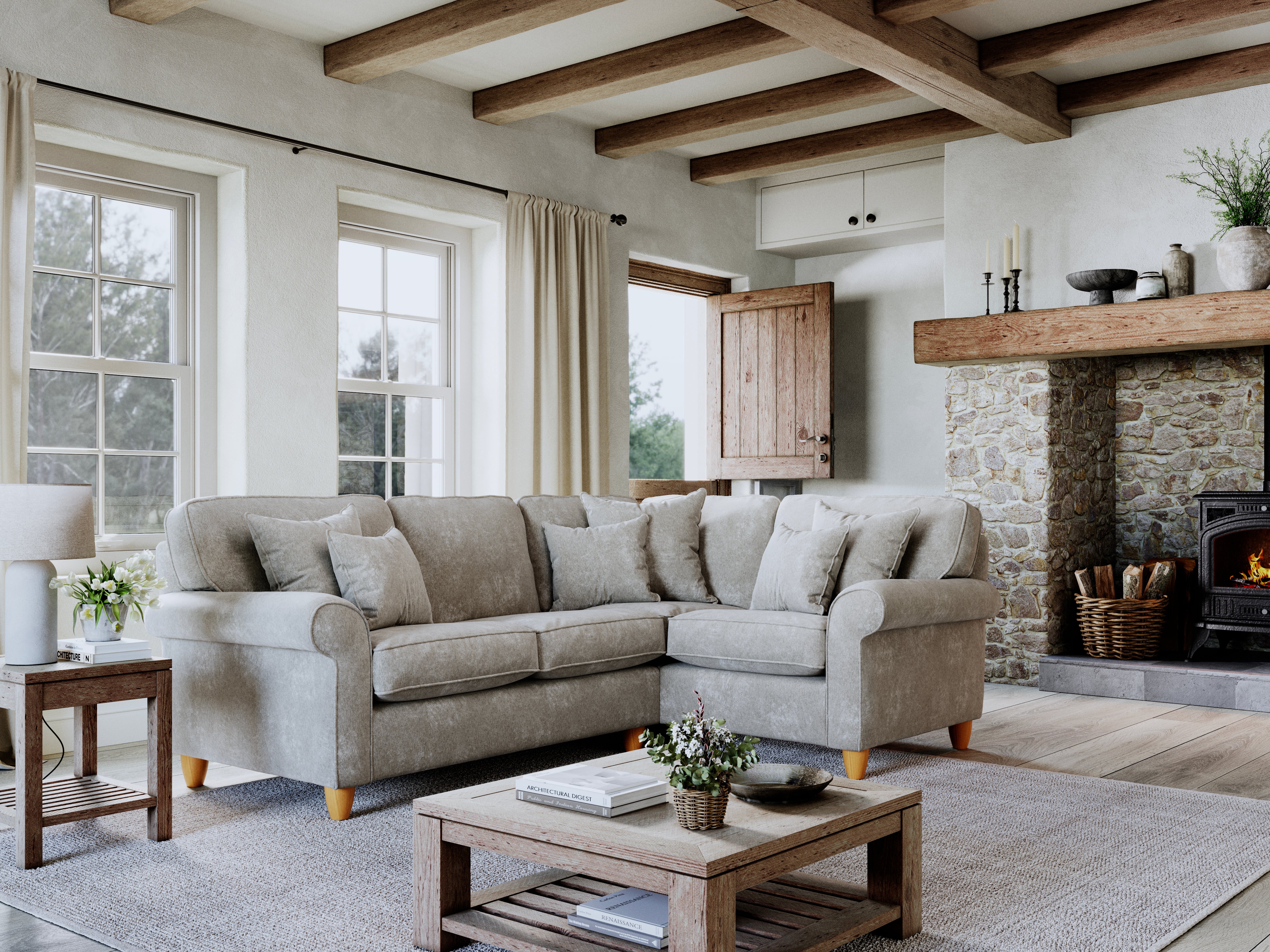 Model 33 - 3 Seater Sofa – Comfortable and Stylish Living Room Seating