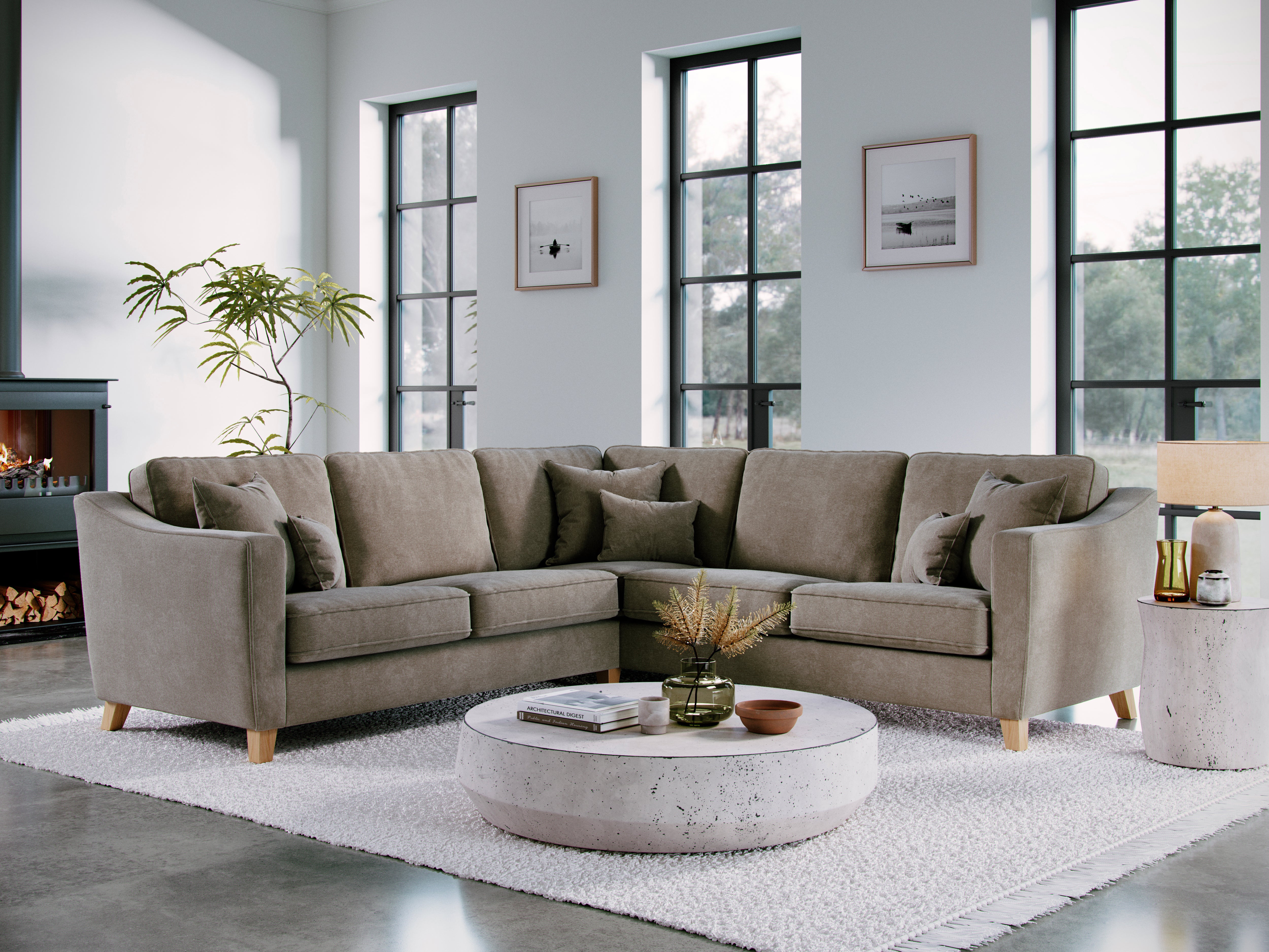 Model 35 - 4 Seater Sofa | Spacious & Stylish Modern Living Room Furniture