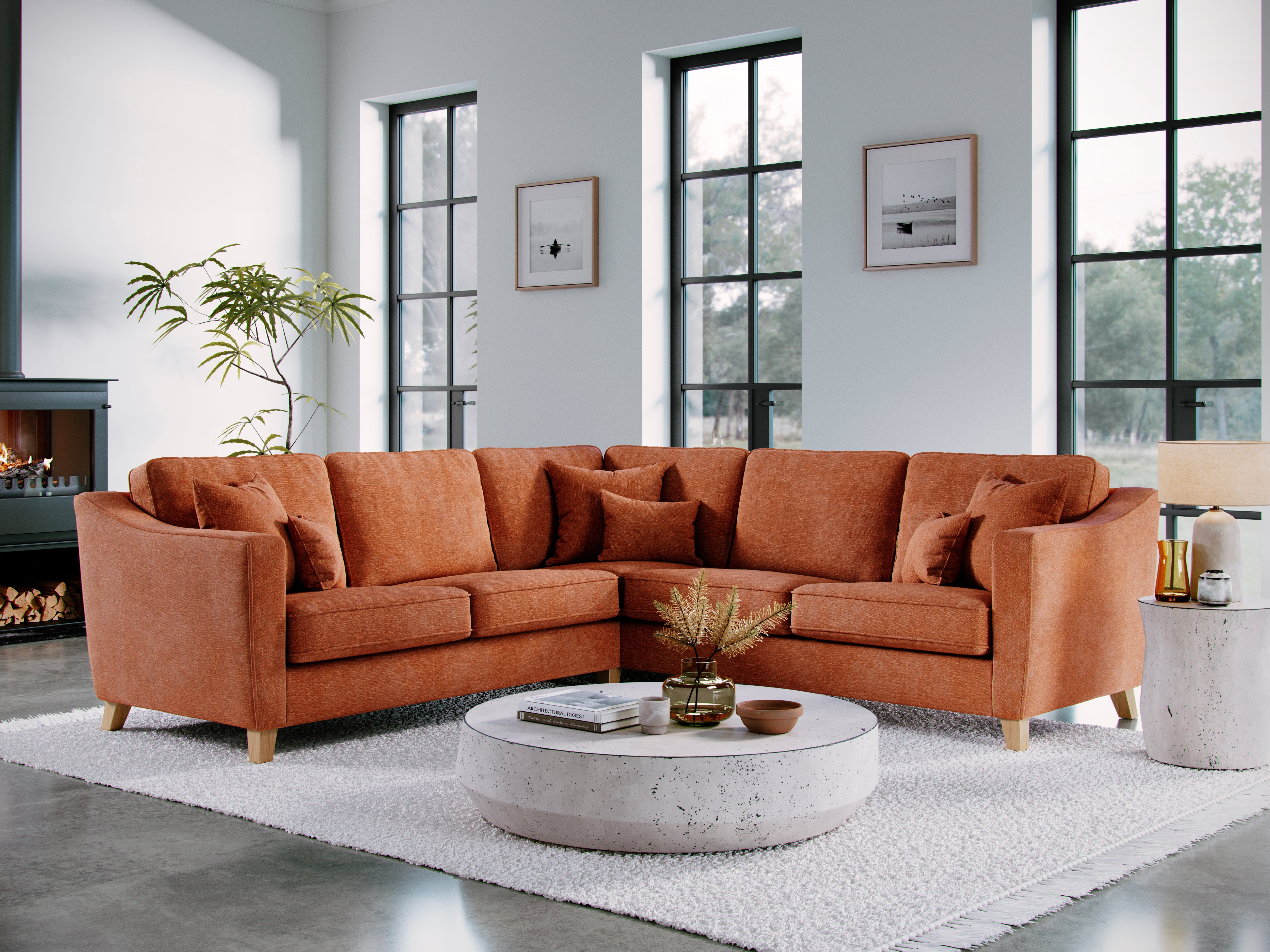 Model 35 - 4 Seater Sofa | Spacious & Stylish Modern Living Room Furniture