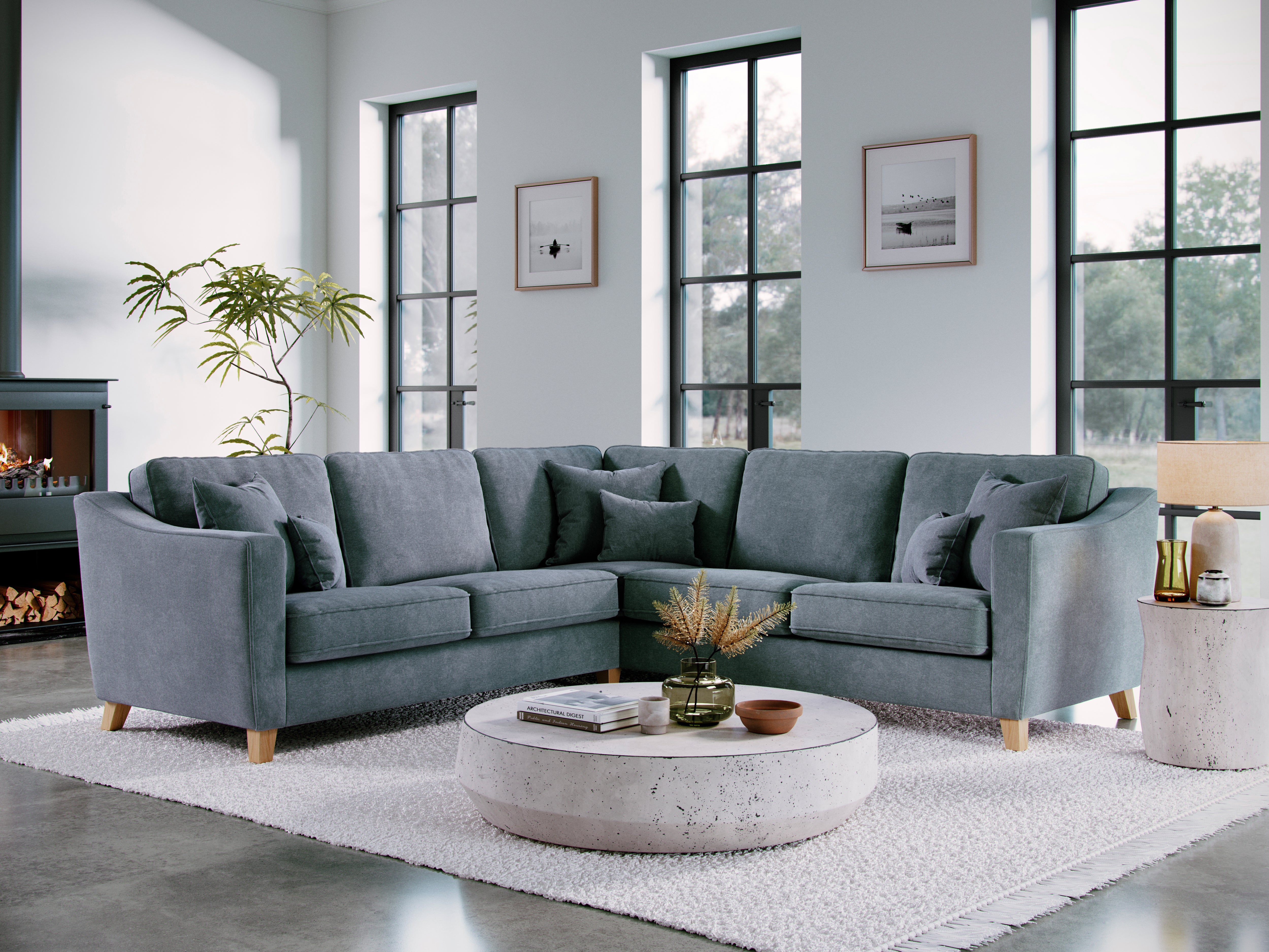 Model 35 - 4 Seater Sofa | Spacious & Stylish Modern Living Room Furniture