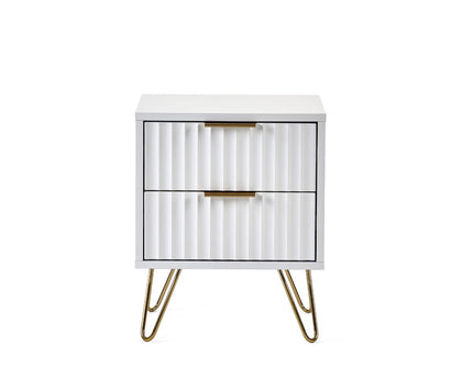 Murano 2 Drawer Bedside