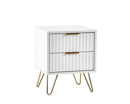 Murano 2 Drawer Bedside