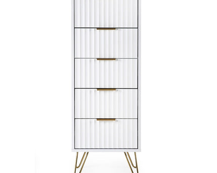 Murano 5 Drawer Tallboy