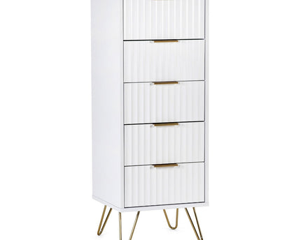 Murano 5 Drawer Tallboy