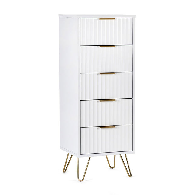 Murano 5 Drawer Tallboy