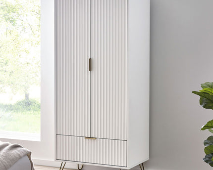 Murano 2 Door 1 Drawer Wardrobe