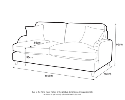 Model 01 – 3-Seater Sofa – Comfortable & Stylish for Any Living Space
