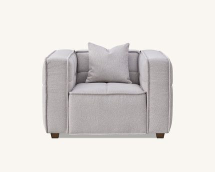 Aluxo Murray Sofa Range in Putty Boucle Fabric