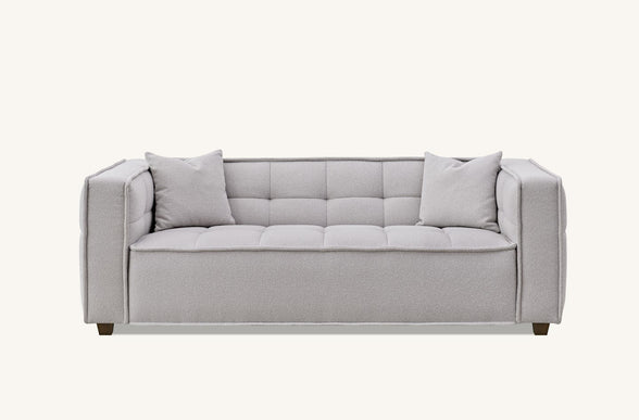 Aluxo Murray 3 Seater in Putty Boucle Fabric