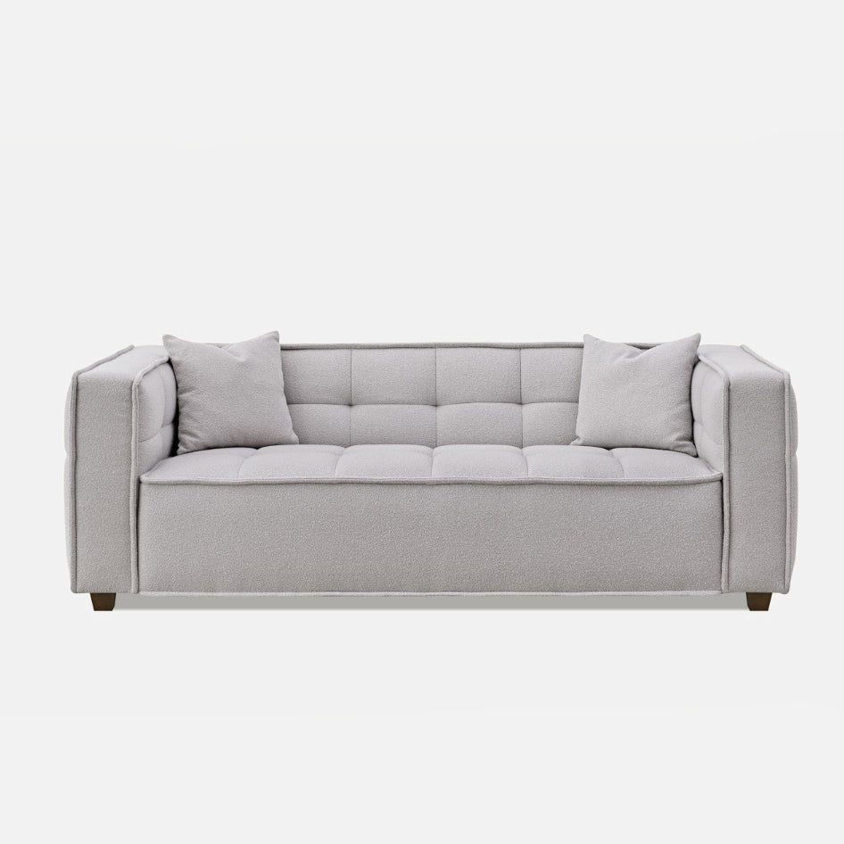 Aluxo Murray 3 Seater in Putty Boucle Fabric