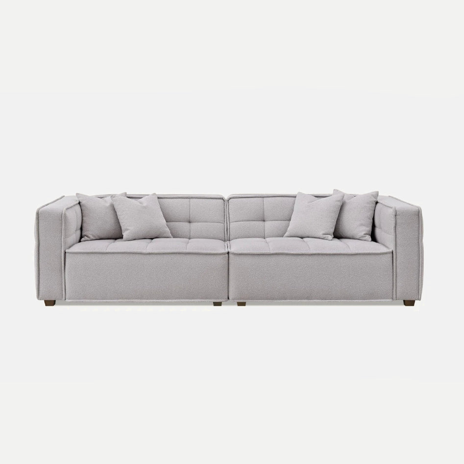 Aluxo Murray 4 Seater in Putty Boucle Fabric