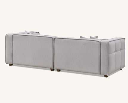Aluxo Murray Sofa Range in Putty Boucle Fabric