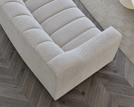 Aluxo Astoria 3 Seater Sofa in Boucle Fabric