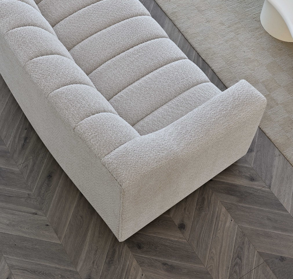 Aluxo Astoria 3 Seater Sofa in Boucle Fabric