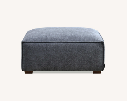 Aluxo Dakota 4 seater with Chaise in Charcoal Boucle