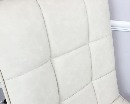 Tara Faux Leather Dining Chair ALL COLOURS with plain Back & Stitch Detail