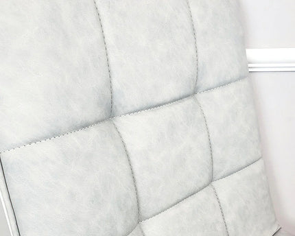 Tara Faux Leather Dining Chair ALL COLOURS with plain Back & Stitch Detail