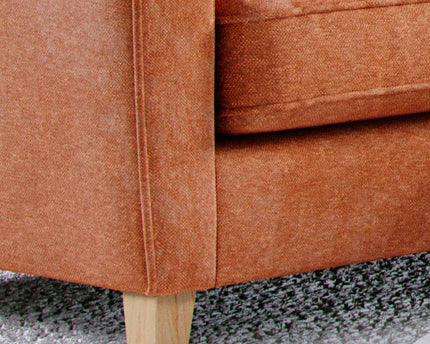 Model 35 - 1 Seater Sofa Comfortable Armchair – Modern Accent Chair with Wooden Legs