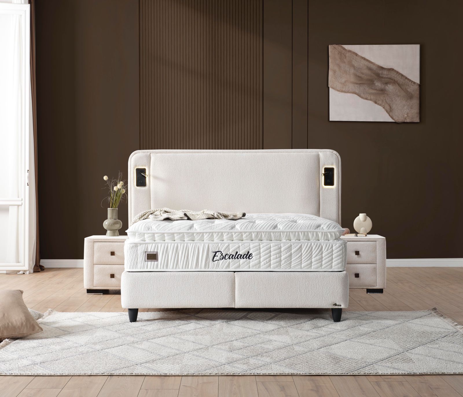 Escalade box spring bed