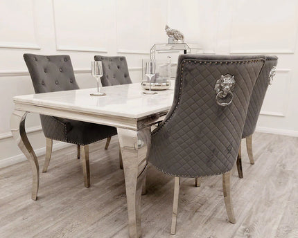 Bentley Chrome Dining Chair